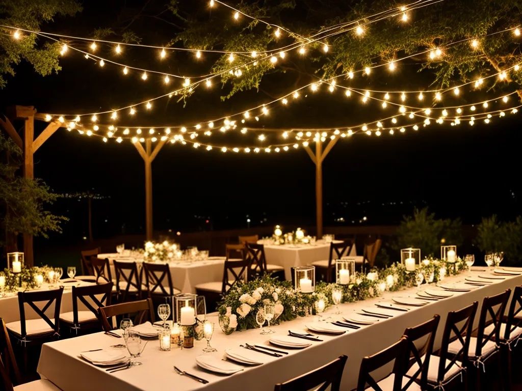 Gambiarra / Grinalda luz led para eventos - ALUGUER