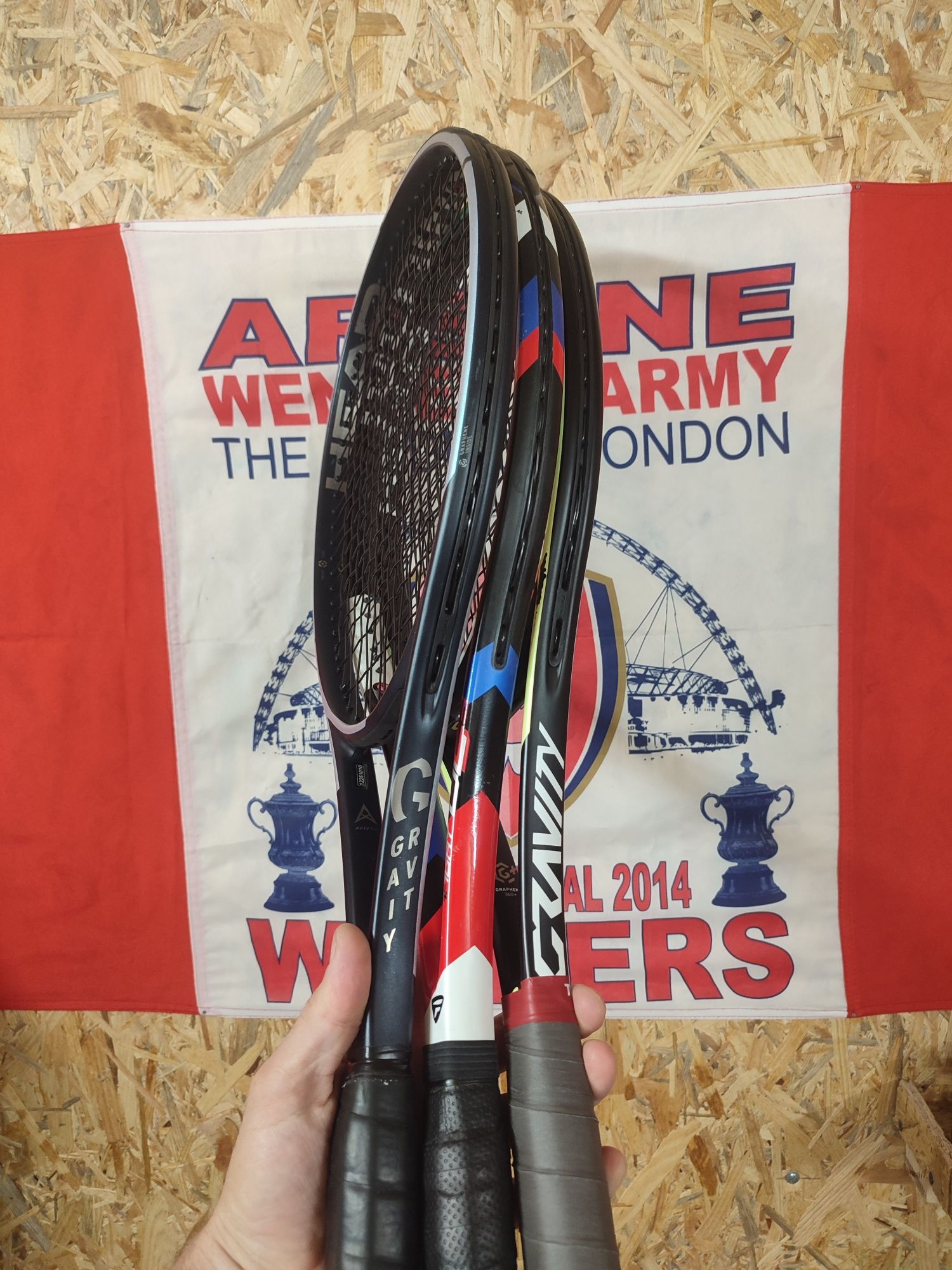 Тенісні ракетки Wilson Head Babolat Yonex Technfibre Prince Dunlop