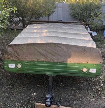 Прицеп с палаткой, тентом и дугами - 2 в 1 - 2100х1700х350 - БАЗ-8142