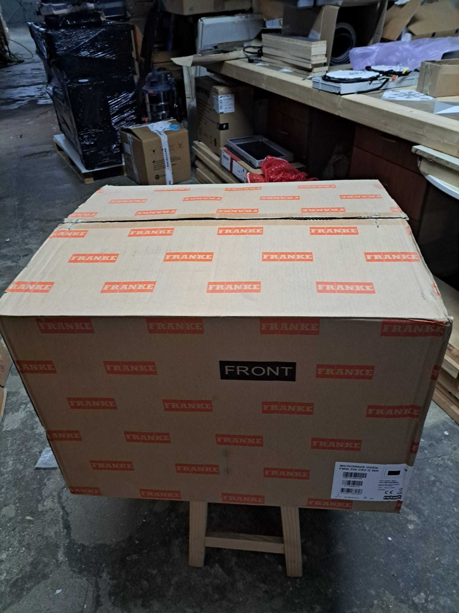 Forno com micro ondas FMW 250 CR2 G WH Vidro Branco - FRANKE