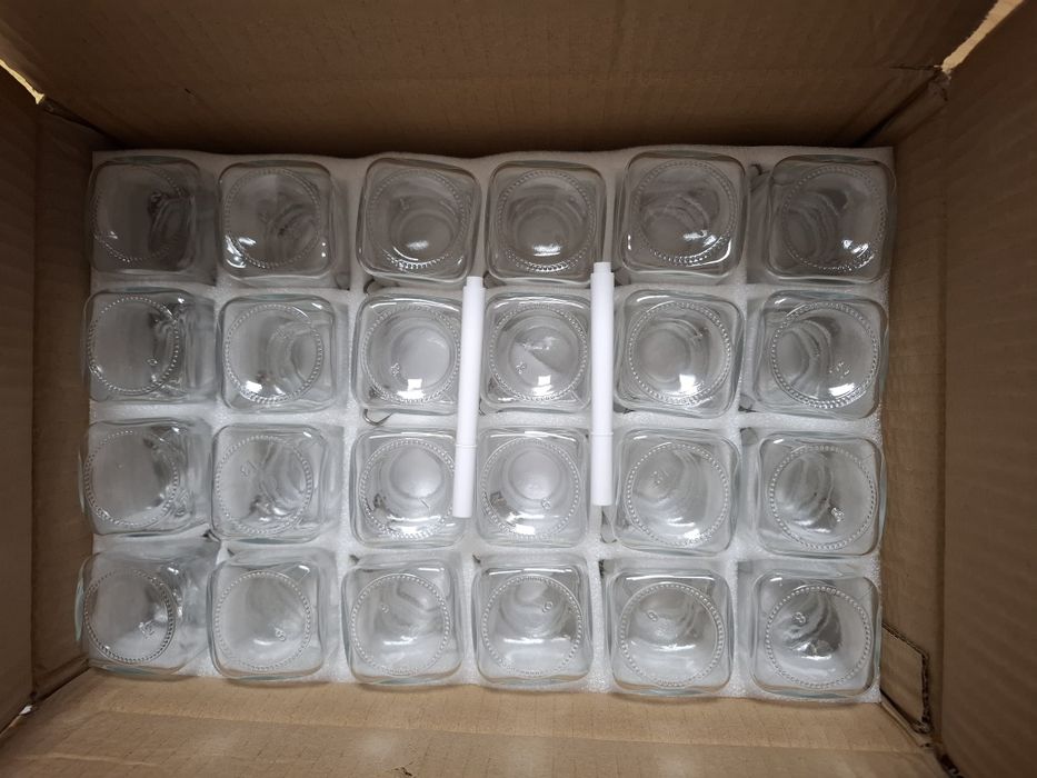 Frascos de vidro 100 ml 5 x 8 cm tampa hermética - NOVO - ENVIO GRÁTIS