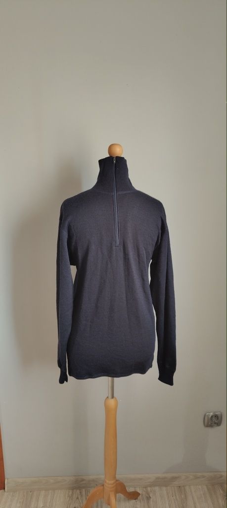 Bluza Sweter z golfem wełniany męskie Iris Norway rozmiar M wełna 70%