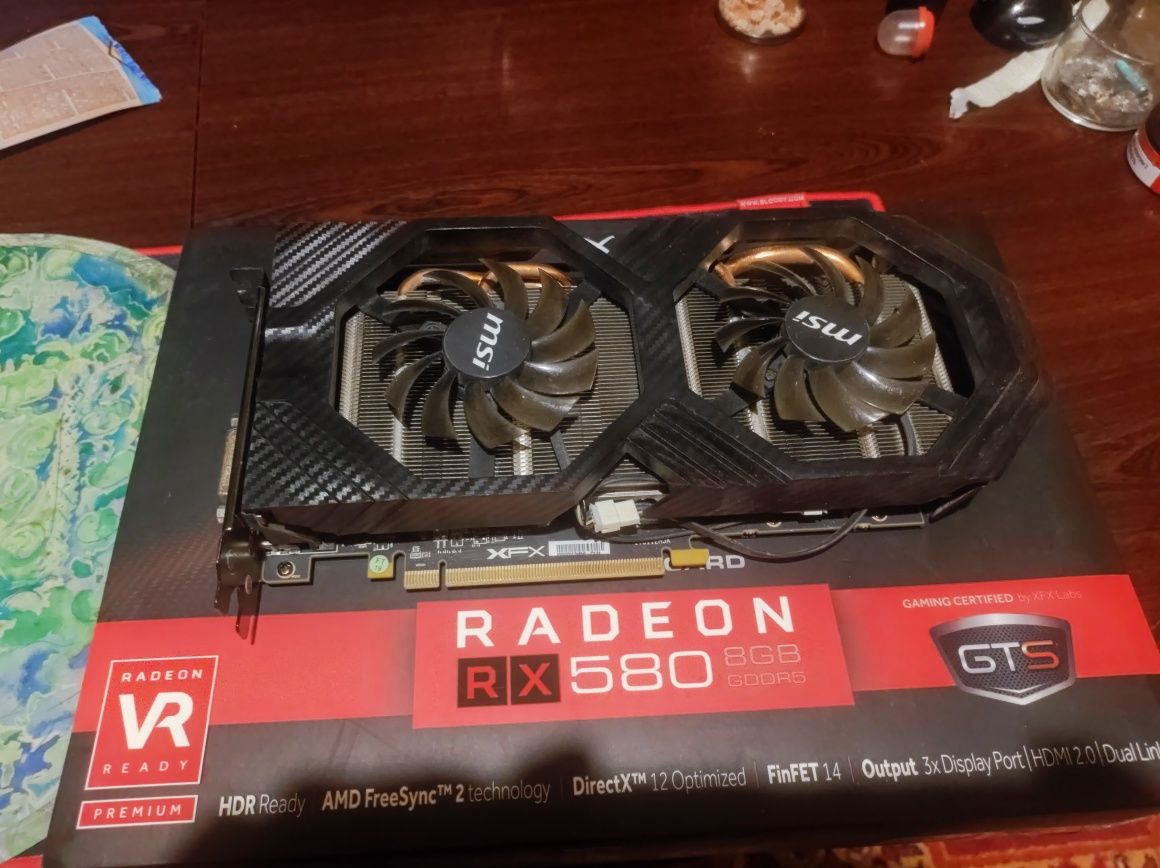 Видеокарта AMD RX 580 8gb