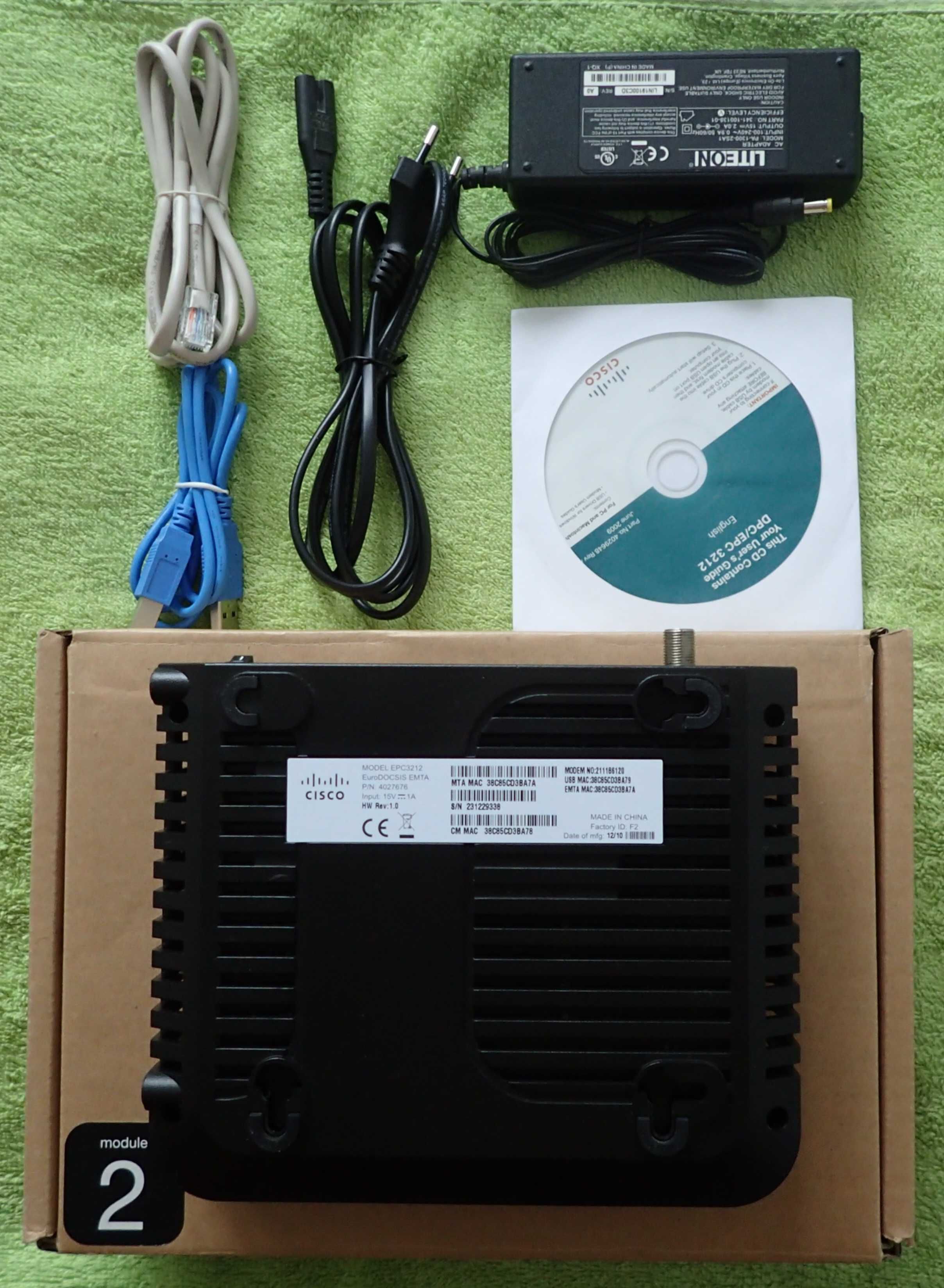 Modem CIsco model EPC3212