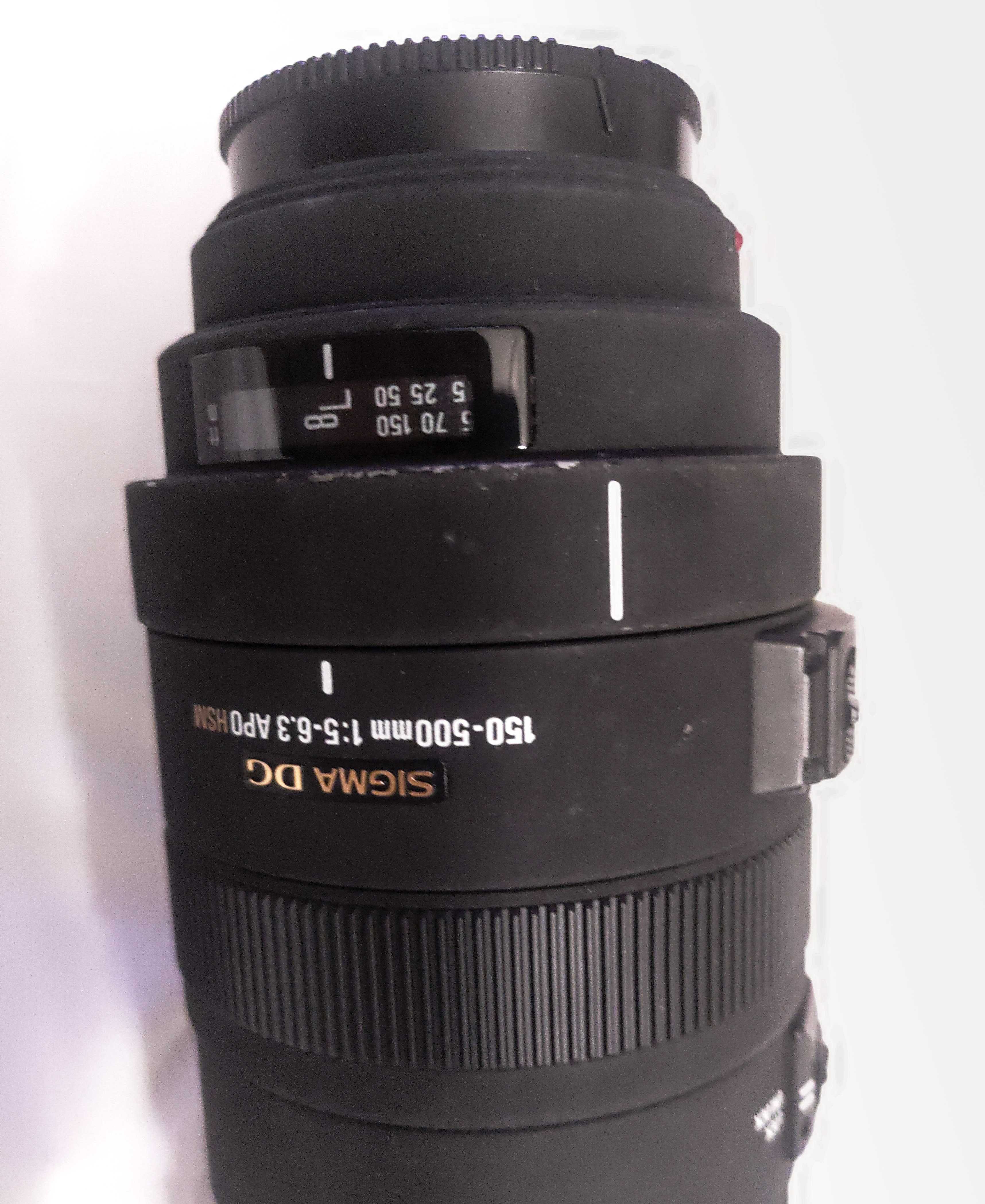 Sigma 150-500mm f 1:5-6.3 ED APO HSM para Sony