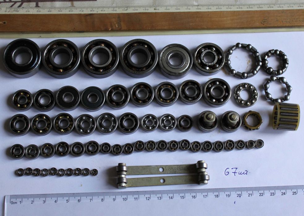 ПОДШИПНИКИ   новые  и  б/у: маленькие и большие