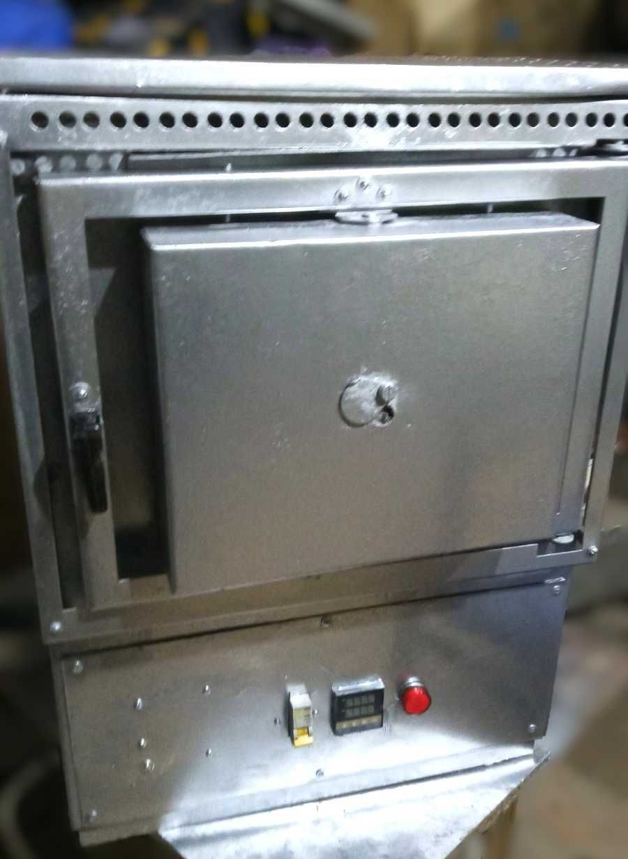 Електро піч муфельна (печь муф.)  для закалки стержнів ВШГ 120х176х320