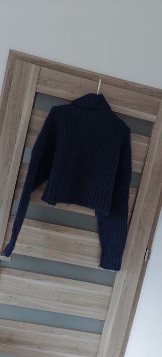 Sweter z golfem z domieszką wełny Mohito roz S