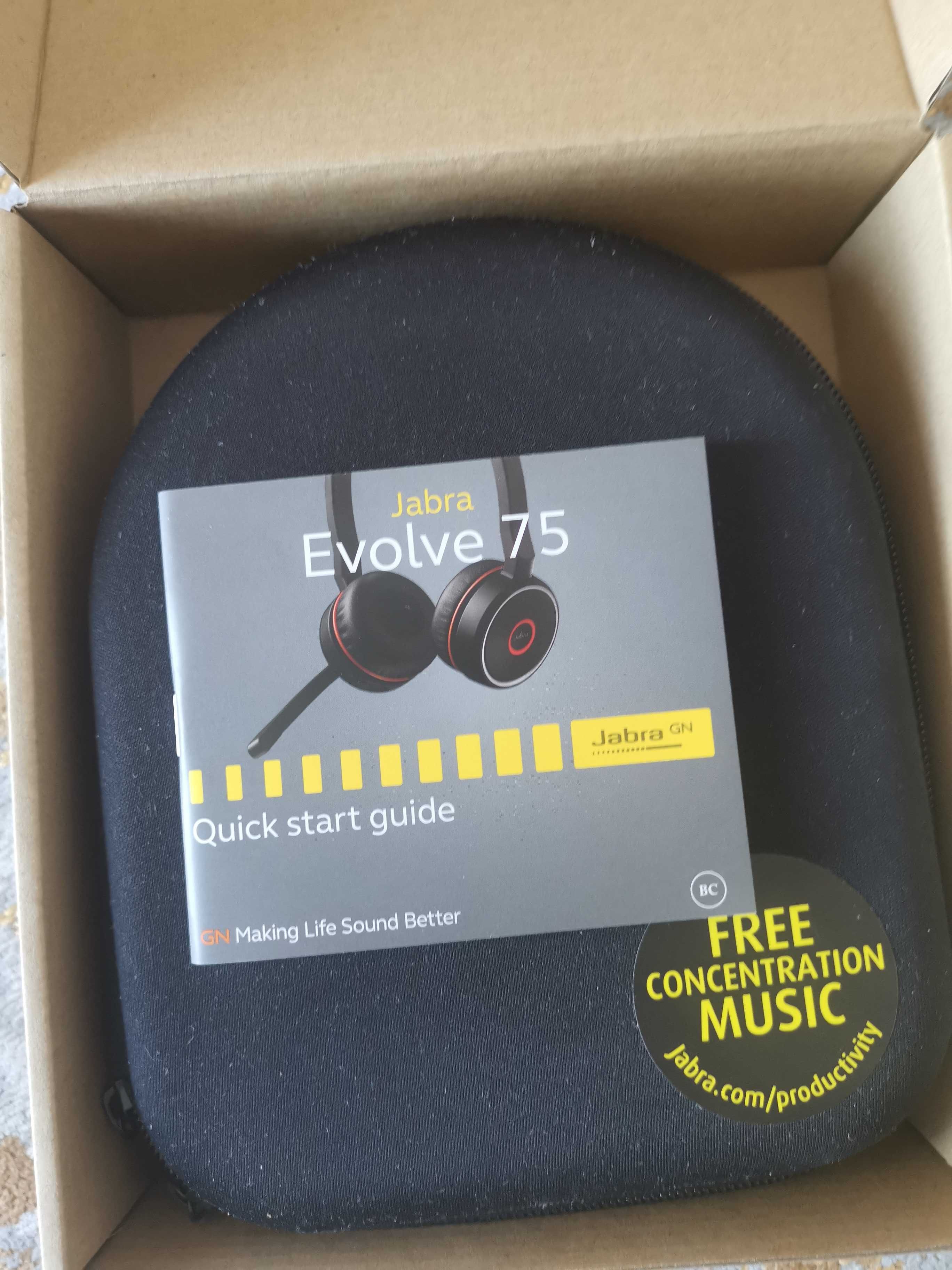 Słuchawki bezprzewodowe Jabra Evolve 75