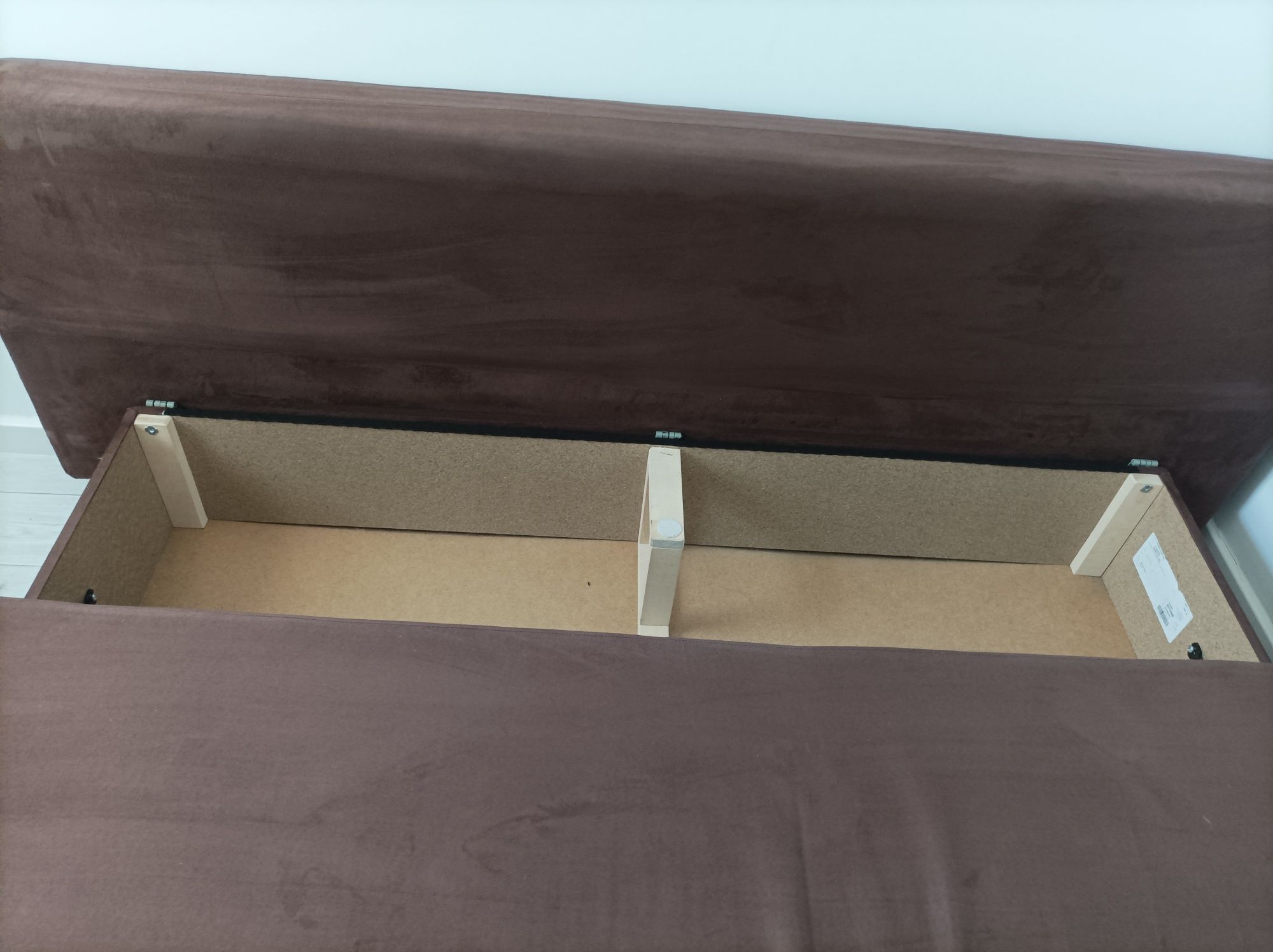 Sofa rozkladana brazowa