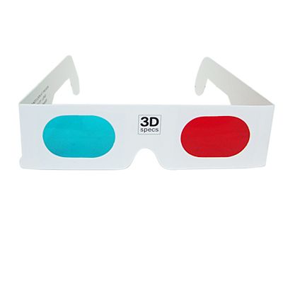 Okulary 3D Red Cyan x 10