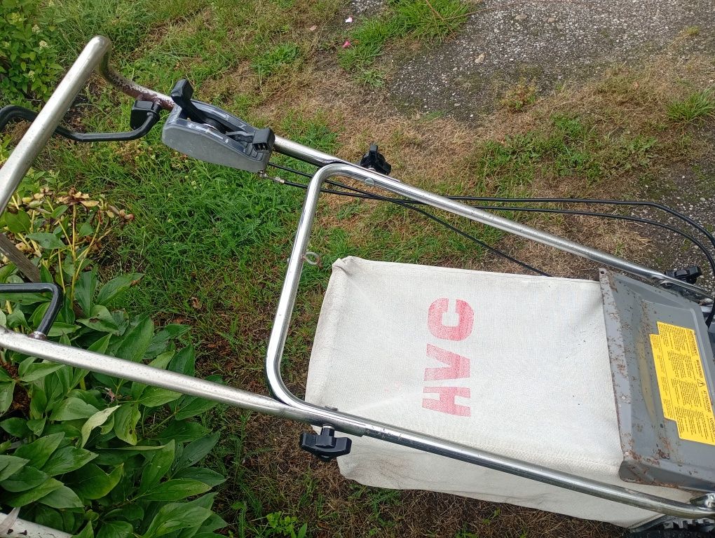 Kosiarka Spalinowa HVC Kawasaki fc 150 V napęd biegi kosz aluminium