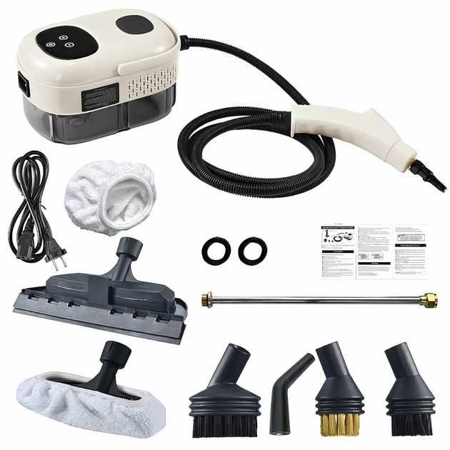 Пароочисник ручний TC-SC-001 з 7 додатковими насадками 2500W