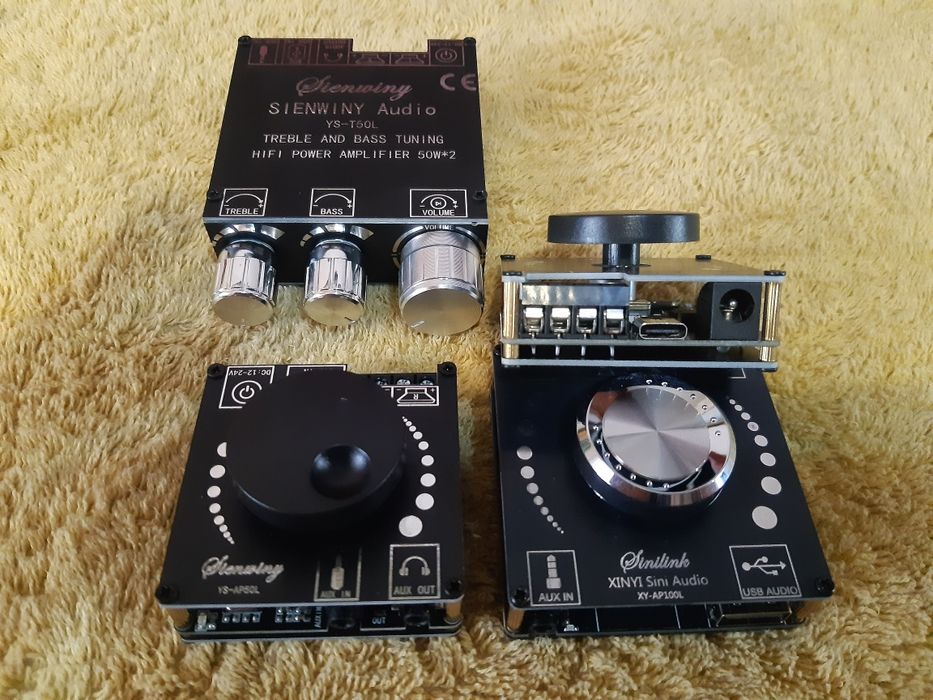 Усилитель Блютуз ВТ-998, АК-170, ZK-MT21, YS-T50L, 2-х, 4-х канальный.