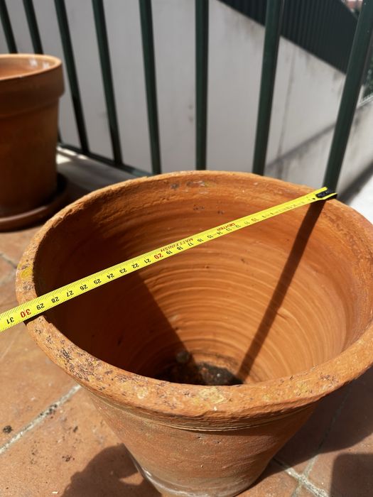 Vaso terracota alto