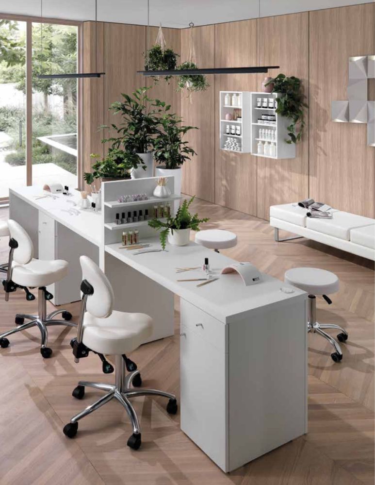 Mesas unhas Mobiliario estetica