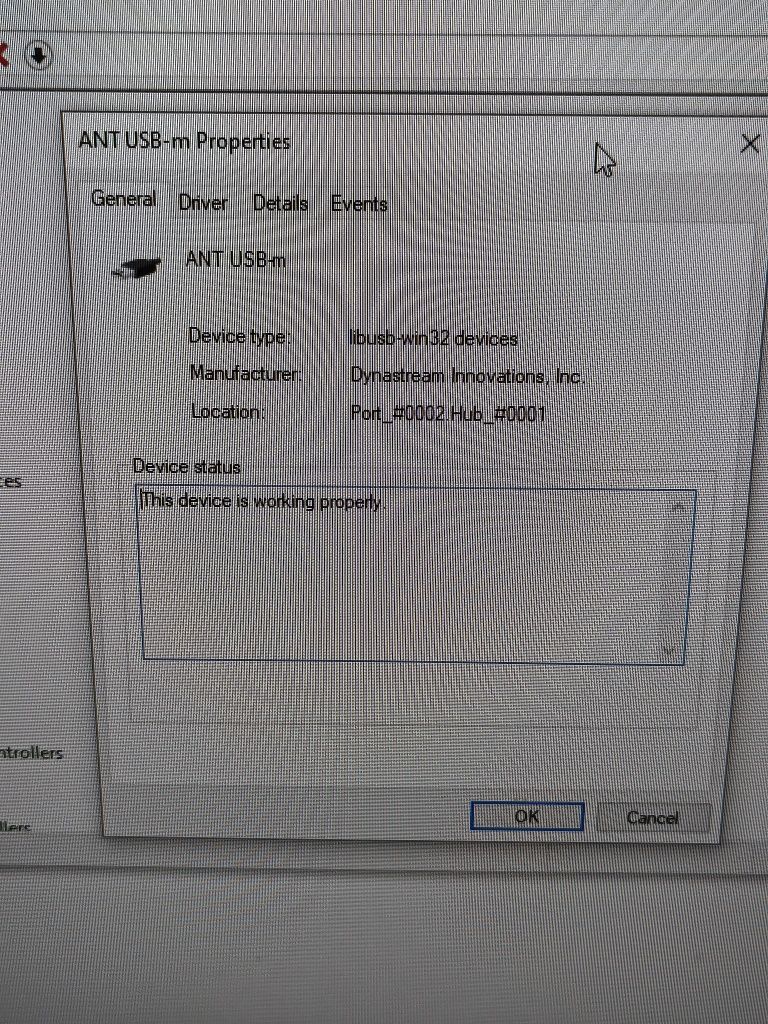 Garmin ANT+ Dynastream USB Stick