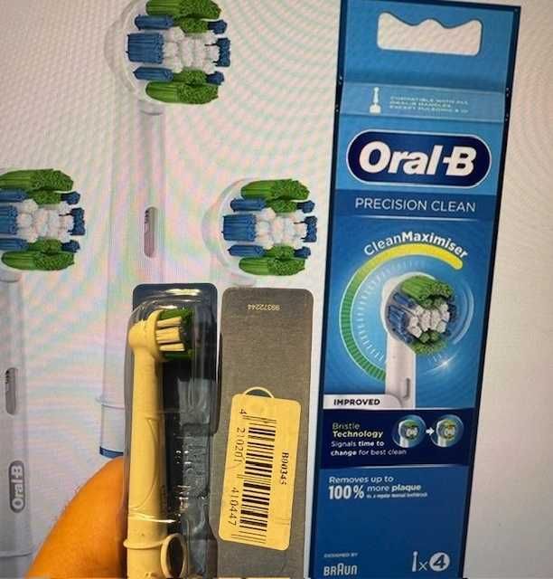 Końcówki Oral-B Precision Clean CleanMaximiser 4 szt. Oryginał Braun