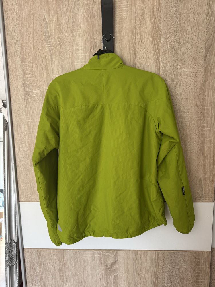 Kurtka Haglöfs M windstopper wiatrówka logowana zielona gorska hikking