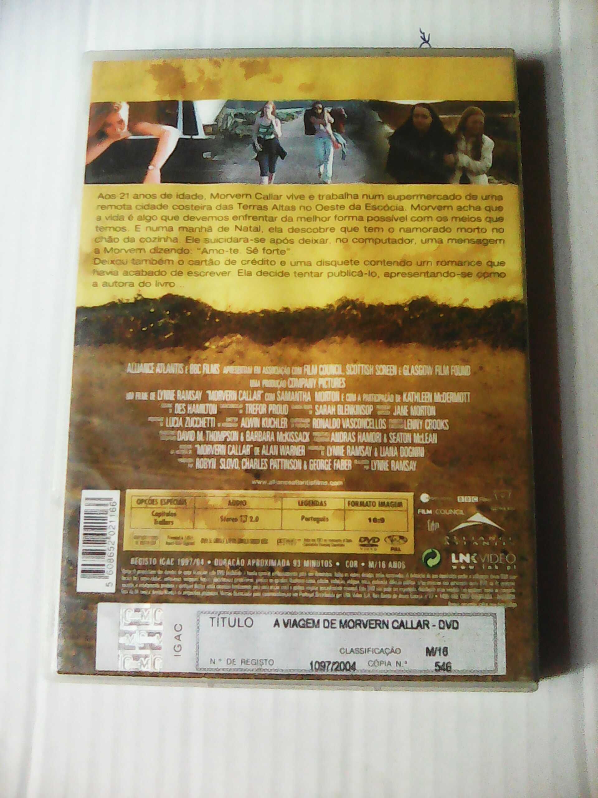 A viagem de Morvern Callar DVD