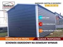 Garaż Blaszany GRAFITOWY - 3x5 - TANIO - Garaże Blaszane - Maj-Blach