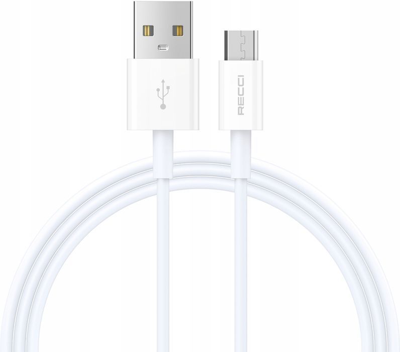 Szybki Mocny Kabel Micro Usb Przewód Micro Usb 2.4A Recci