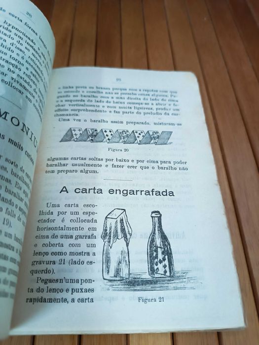 Raro antigo livro de magia O prestigiador Moderno 1921