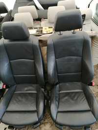 Fotele wnętrze BMW  e87 M-pakiet Sportsitze Fotele Kanapa Czarna skóra