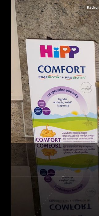 Mleko modyfikowane hipp comfort od urodzenia