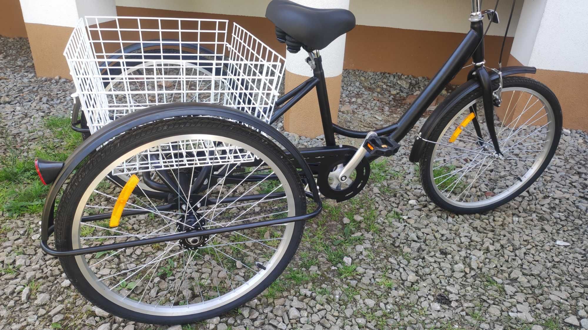 Rower trzykołowy inwalidzki