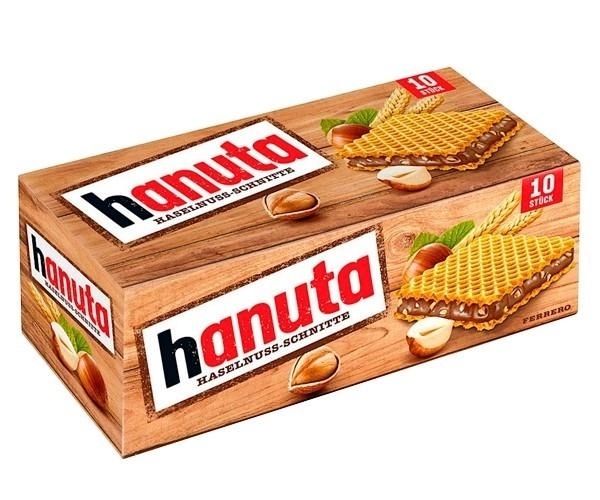 Вафлі “Hanuta Haselnuss-Schnitte” (220г: 10шт)