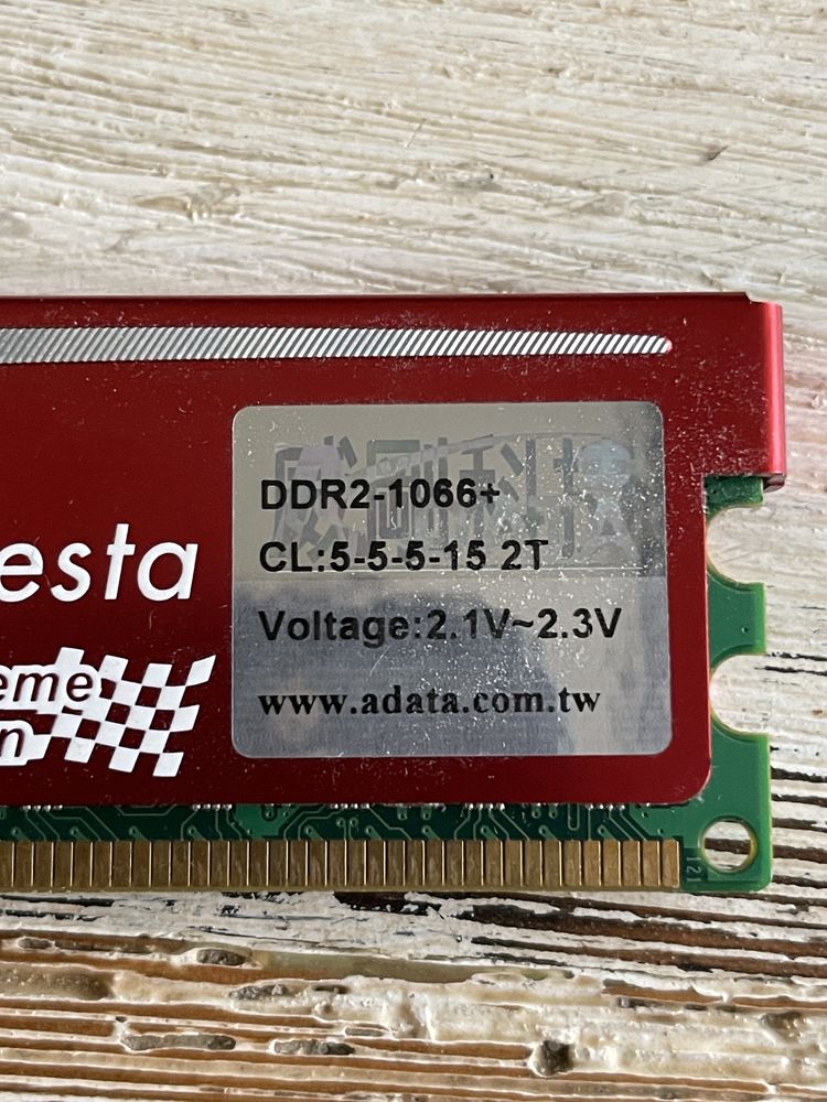 Pamięć DDR2 Adata Vitesta Extreme Edition. 2x 2GB