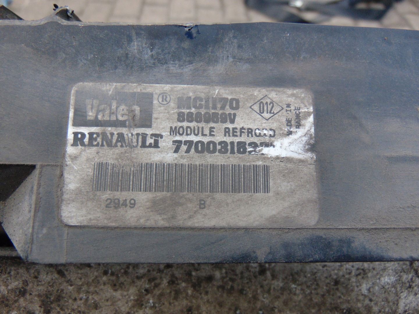 CHŁODNICA WODY WENTYLATORY RENAULT MASTER 2 II 2.5D EUROPA