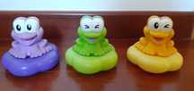 Conjunto 3 bonecos para banho