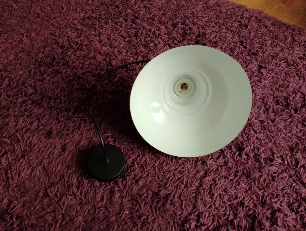 Czarn abażur żelazne lampy wiszące Mini oświetlenie w stylu vintage