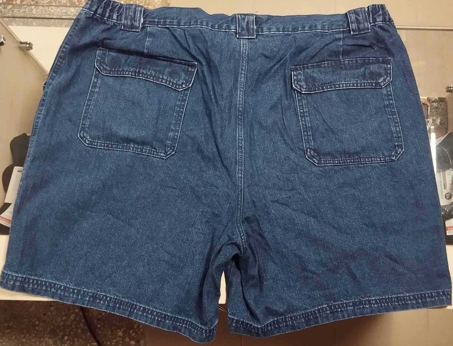 шорти чоловічі джинсові карго великого розміру 3XL