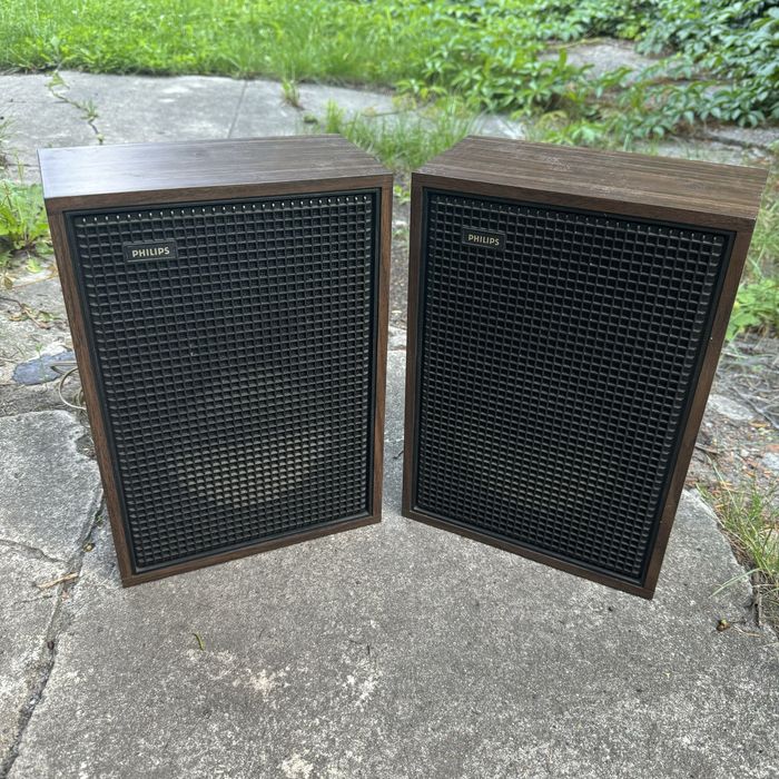 Stare kolumny, głośniki philips retro vintage