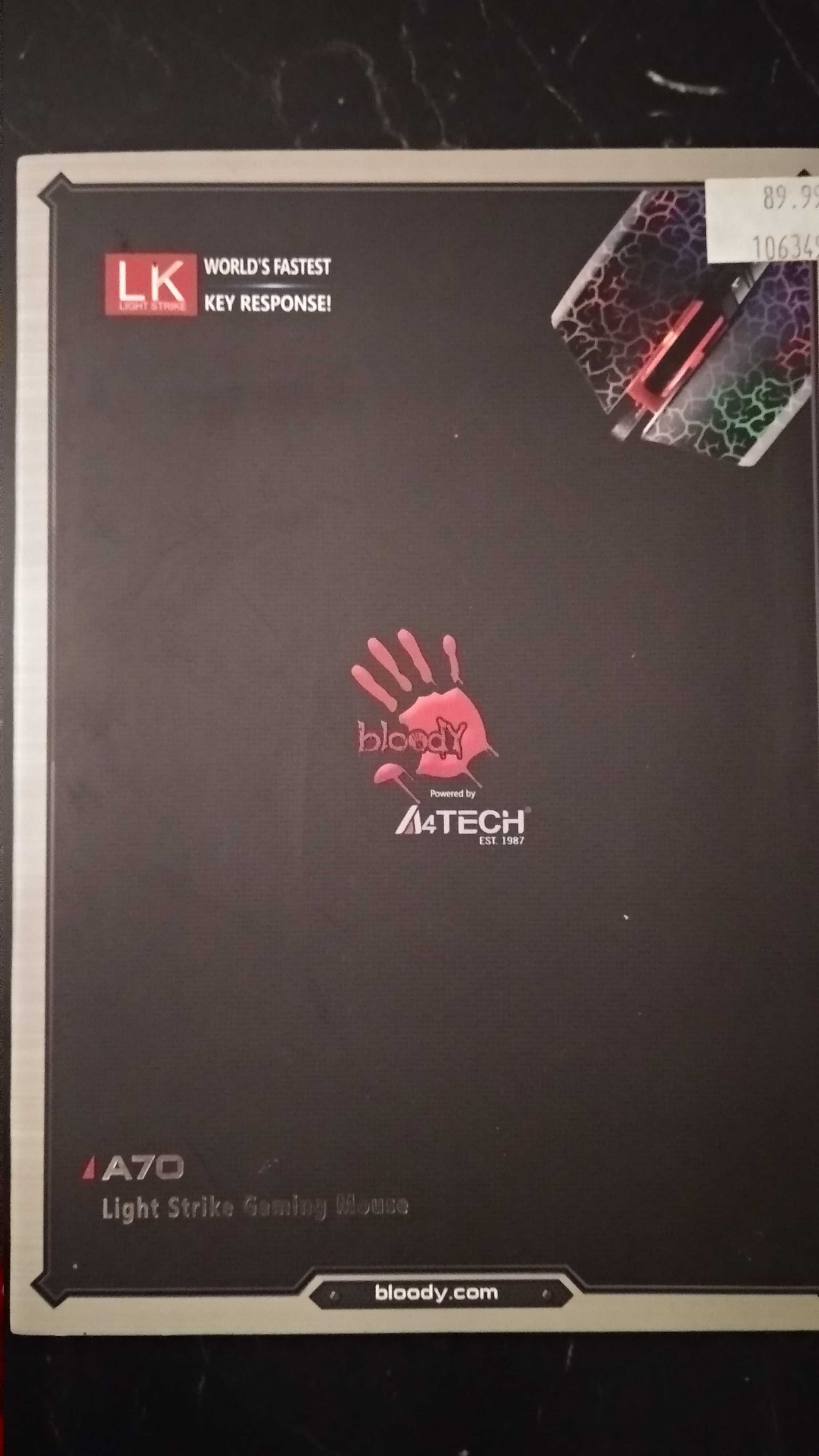 Myszka gamingowa A4TECH A70