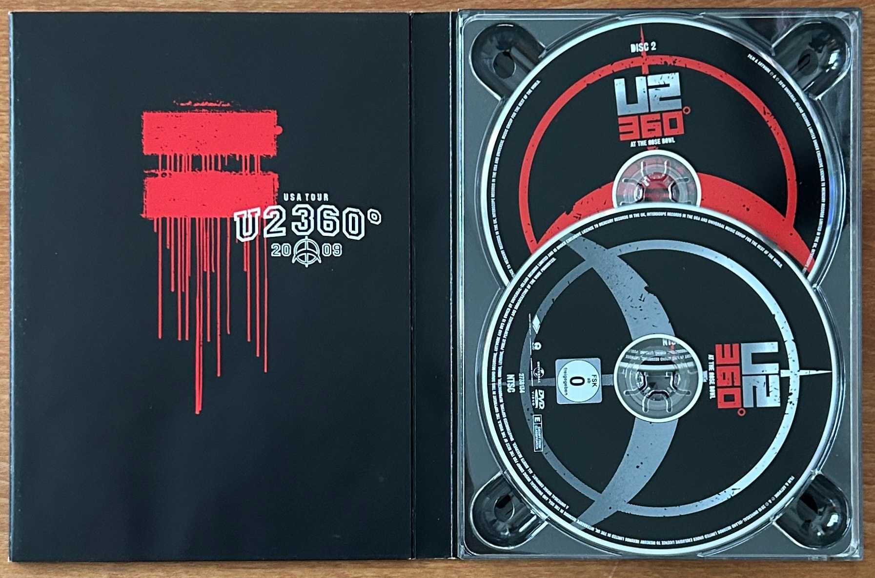 U2 - 360' at the Rose Bowl - 2009 - DVD x 2