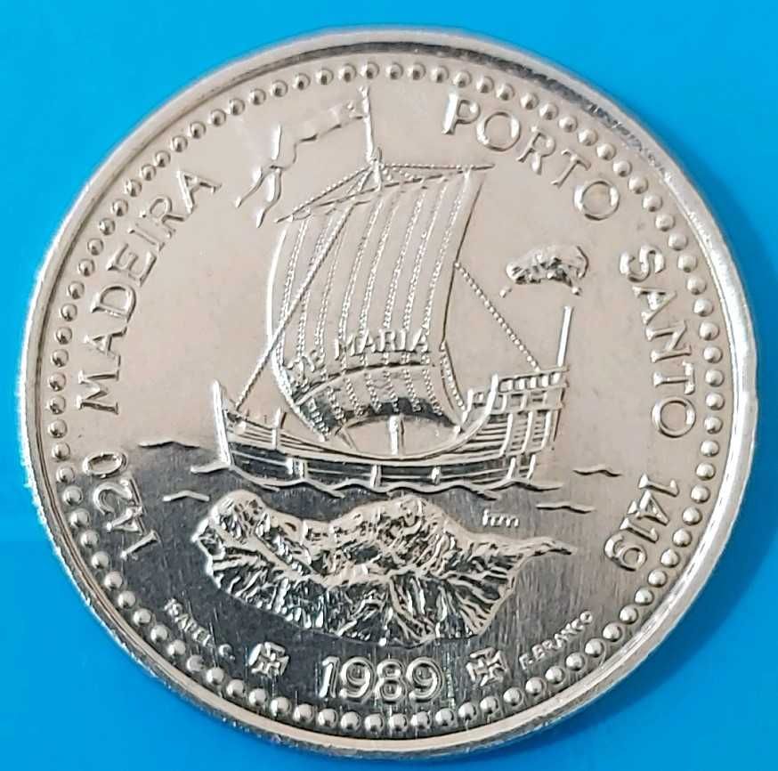 100$00 de 1989,  À Conquista Atlântico,  Madeira e Porto Santo