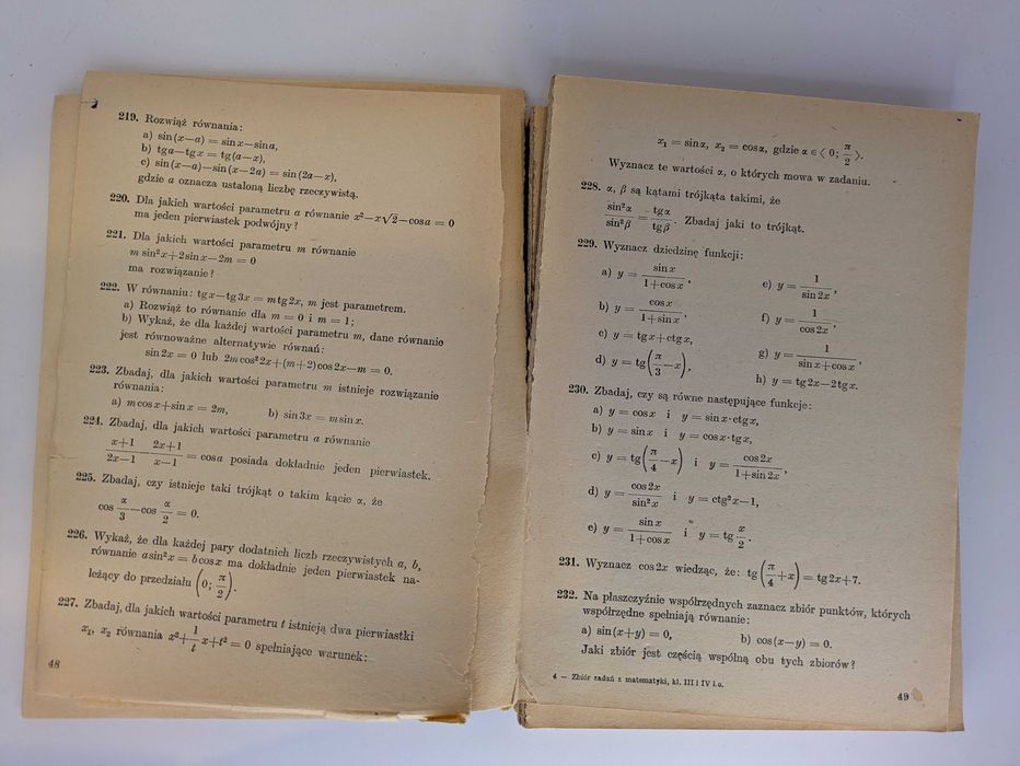 N. Dróbka, K. Szymański – Zbiór zad. z matematyki kl. III i IV liceum