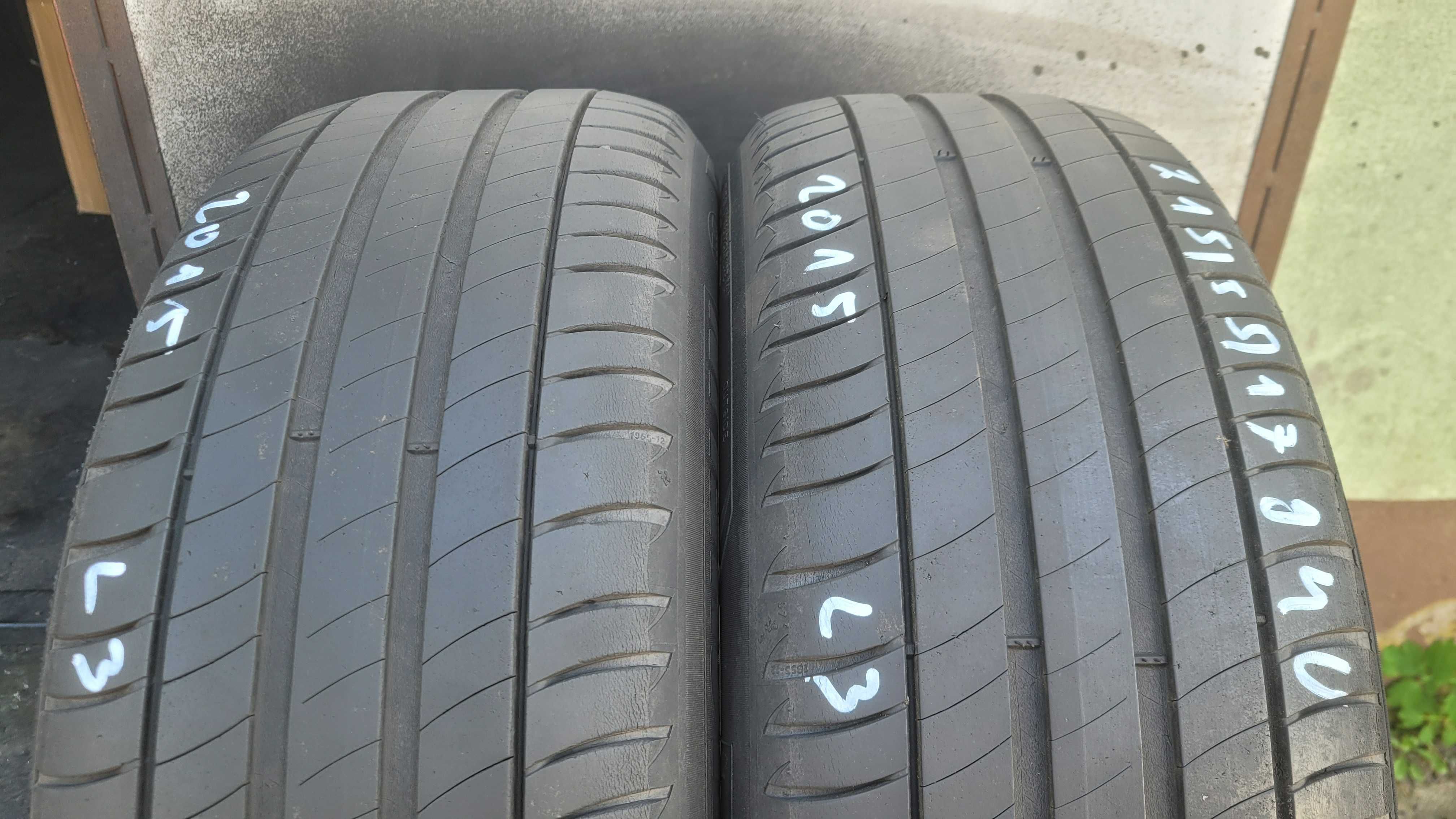 215/55/17 Michelin Primacy 3  5,5mm 2szt