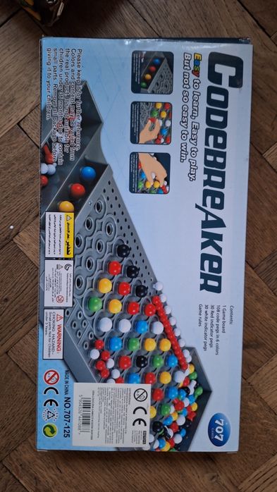 Gra Logiczna Łamacz Kodów edukacyjna dla dzieci Codebreaker Mastermind