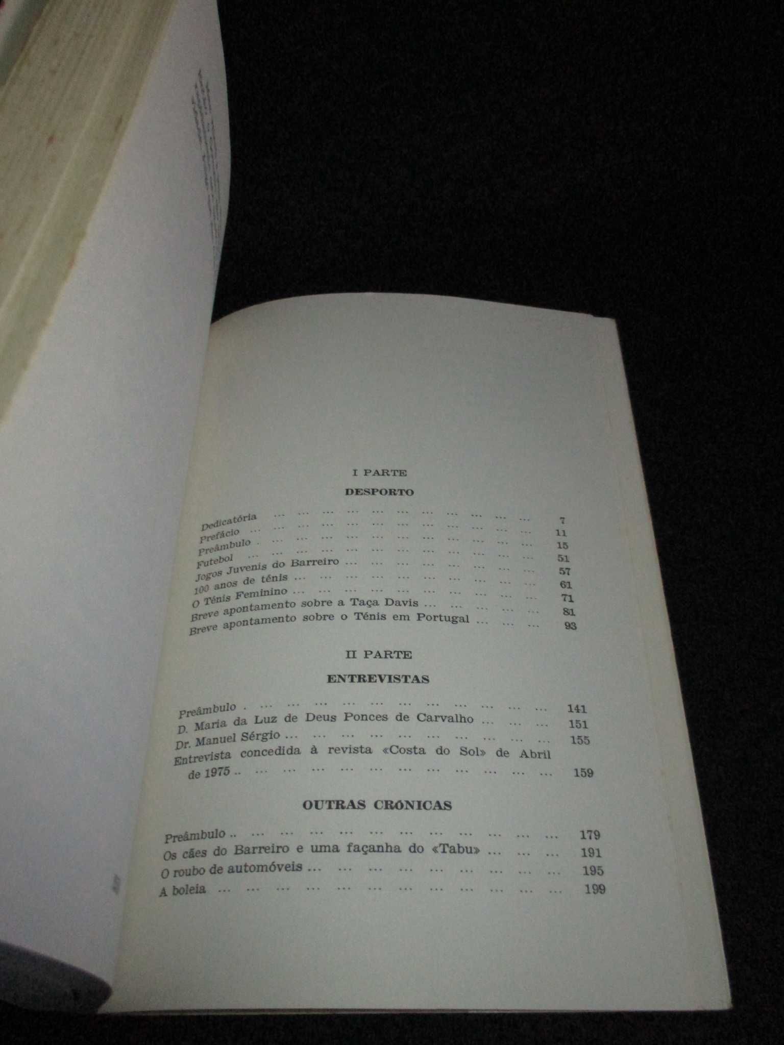 Livro Desporto e outras crónicas Fonseca Vaz