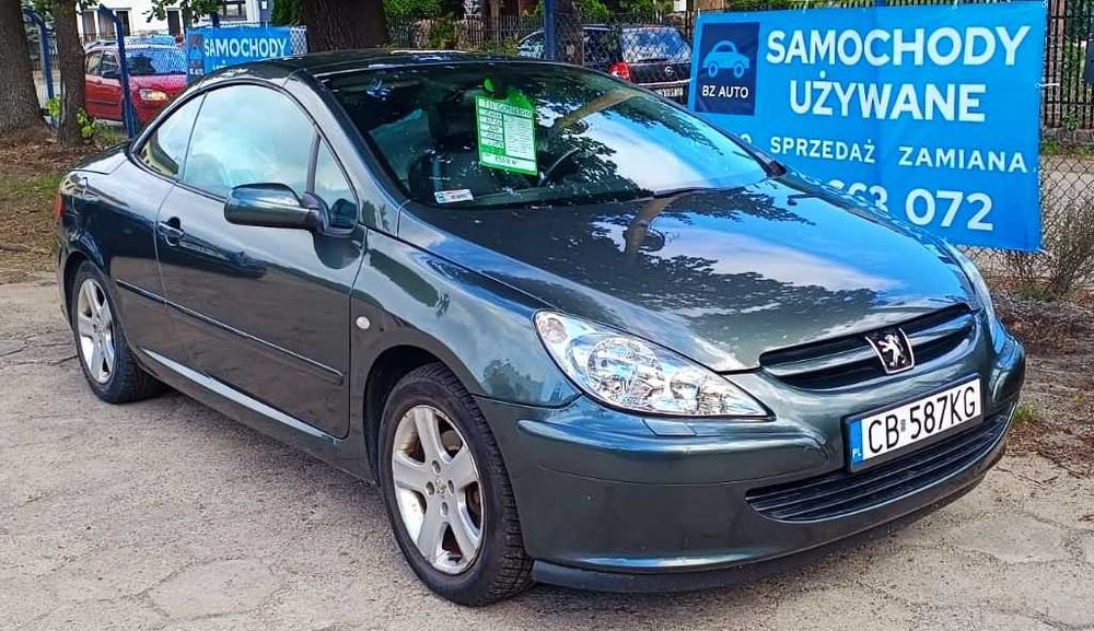 Peugeot 307 LPG 2.0 cabrio bogate wyposażenie sprawny hardtop skóry