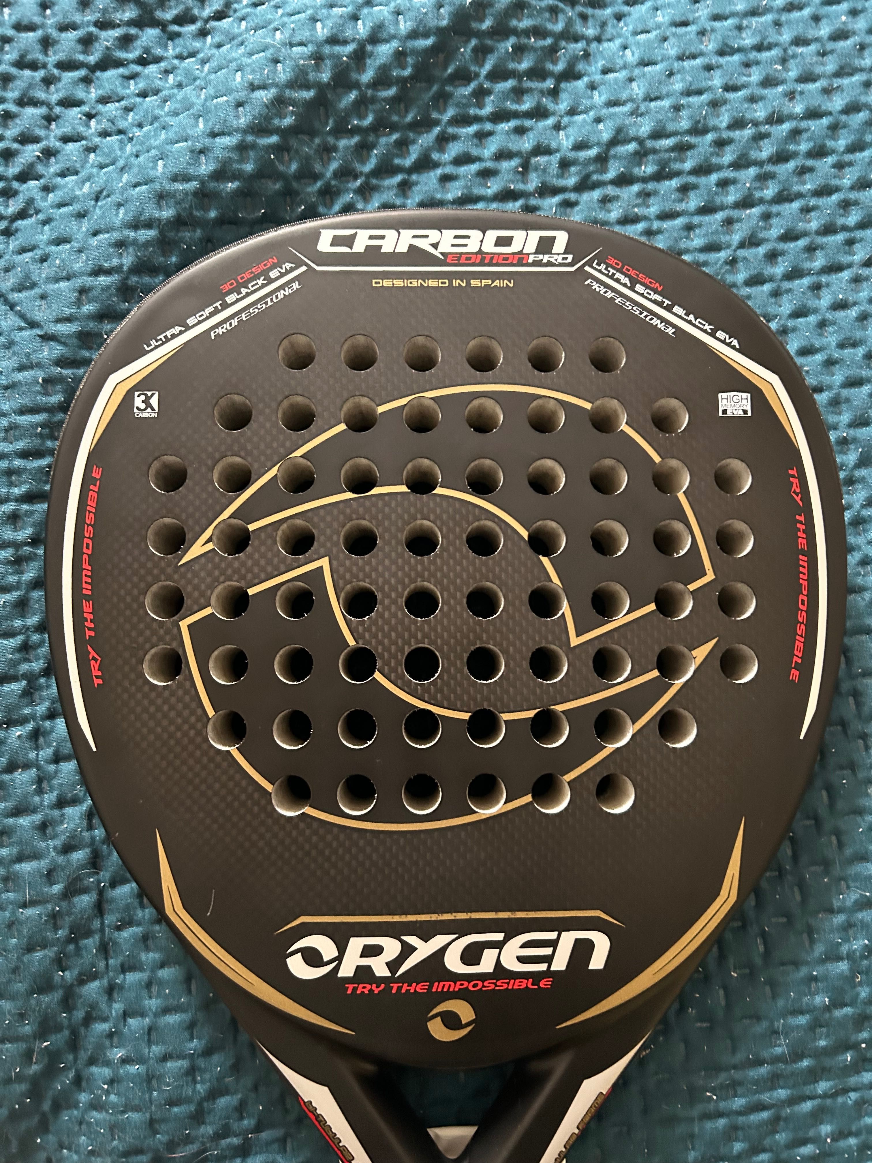 Raquete/pala de Padel orygen Carbon edition pro