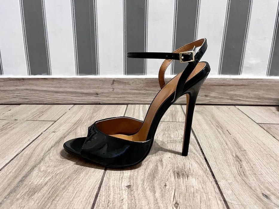 186/ OD RĘKI 39 Sexy Trans Crossdress sandały sandałki paski 35-48 EU
