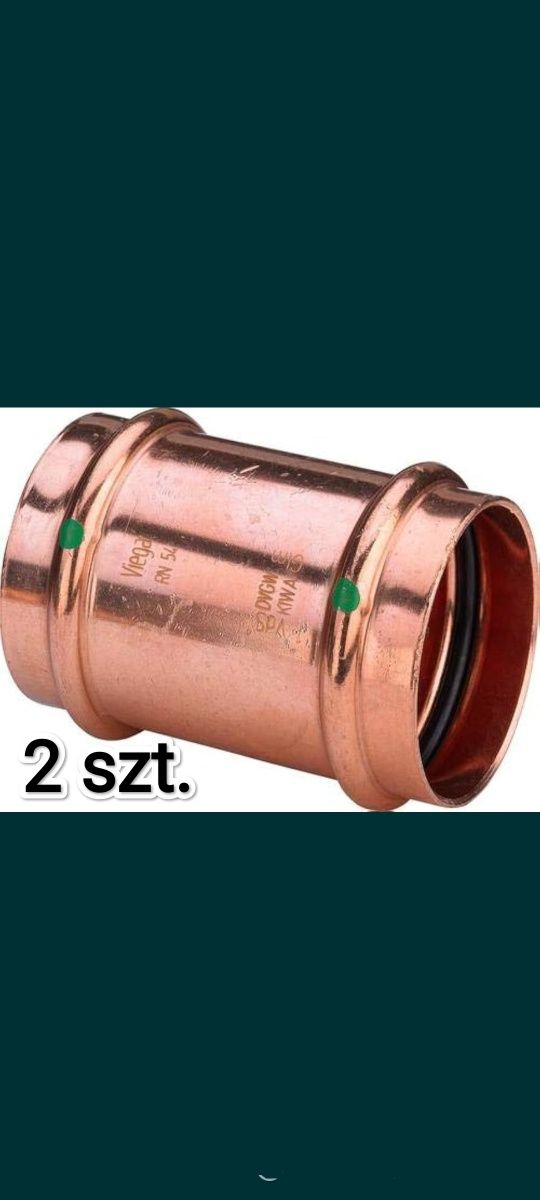 2szt. MUFA PRZESUWNA 22mm z oringiem VIEGA /462-270/