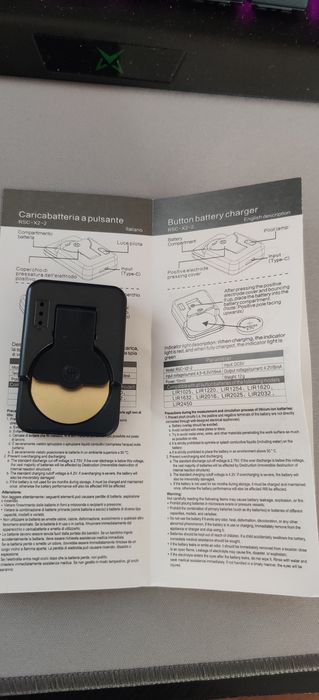 Carregador de pilhas butão lítio LIR 2032