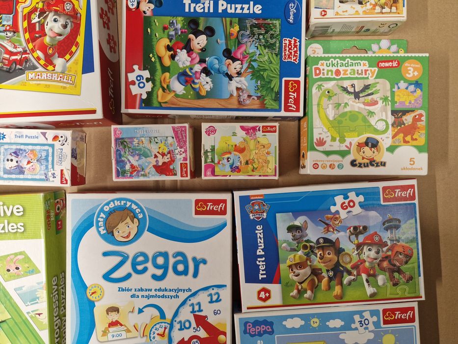 Puzzle kilka zestawów